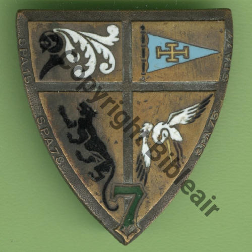 A0548 07e.EC 35.39 DIJON A0548NH  DrPNBER Dep Ecrit petit Bol Epingle non origine Dos lisse Metal cuivre Src.Y.GENTY 80EurInv 